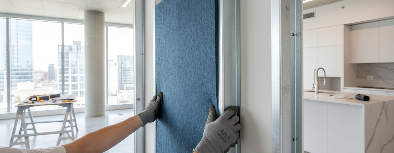 Sound dampening installation hero
